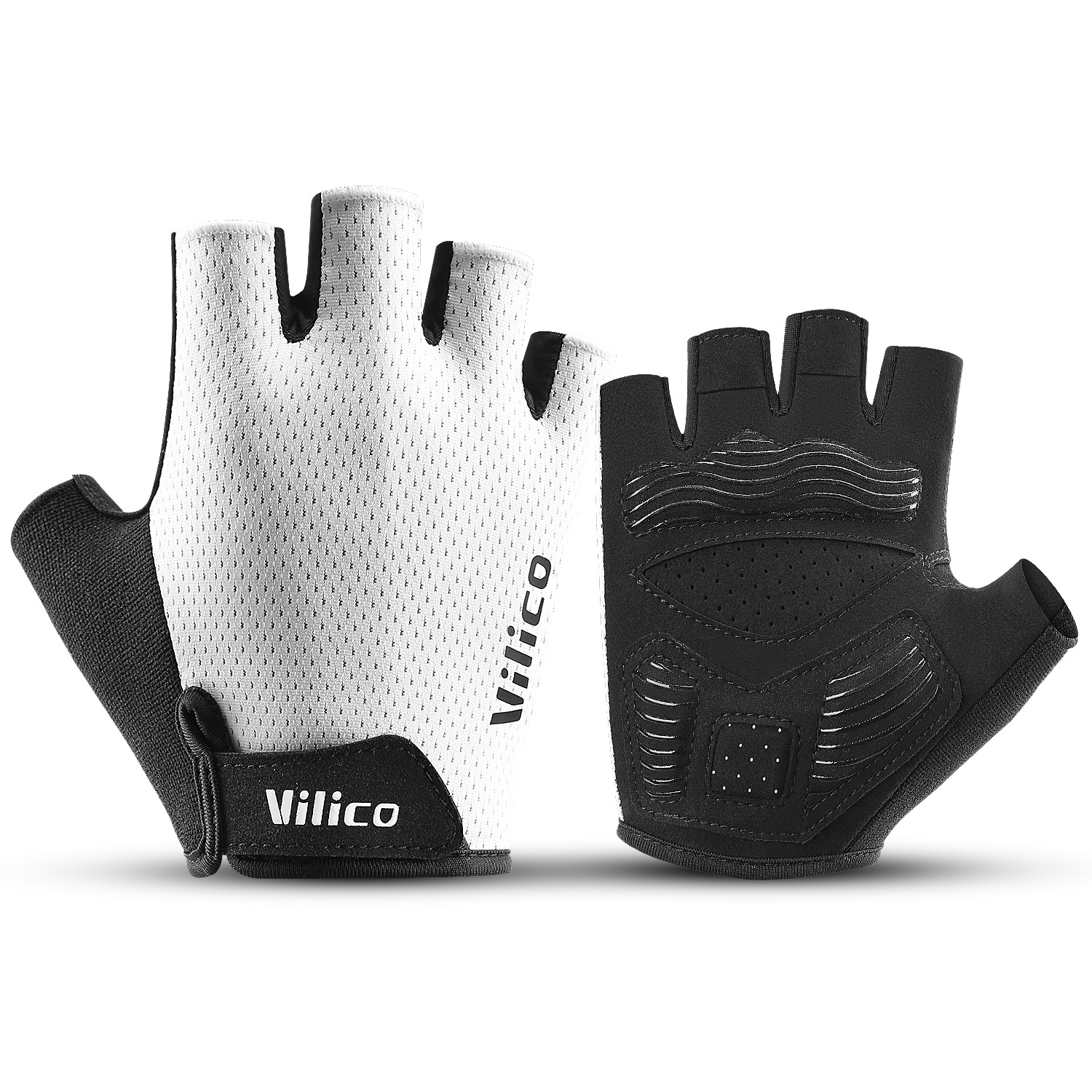 Outdoor Sports Cycling For Men, Anti-Slip, Shock Absorption, Wear-Resistant, Anti-Callus, Breathable Half-Finger_voghion.com