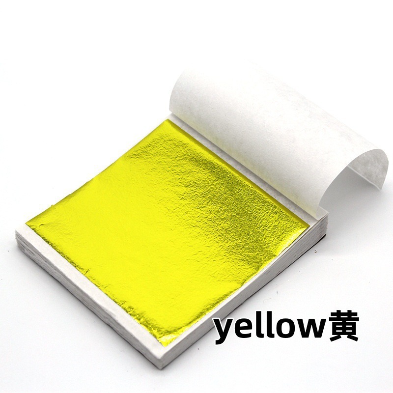 Papel de aluminio dorado de 9 cm, decoración de techo de aluminio dorado de 14 cm, estatua de Buda, arte de uñas con aluminio dorado, lodo de cristal, papel de aluminio plateado, aluminio de colores. image 23