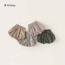 宥宝童装儿童短裤夏装女孩子花苞裤日系碎花裤女童裤子夏季pp裤