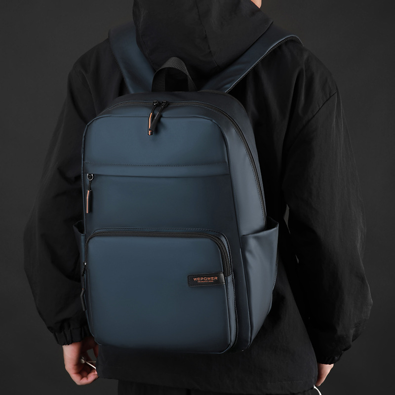 WEPOWER nueva mochila de viaje de negocios para hombres, mochila de computadora impermeable de gran capacidad, mochila de viaje de moda image 4