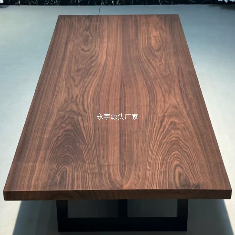Southern black walnut solid wood large board raw wood table top dining board work bar counter desk tea table board wholesale