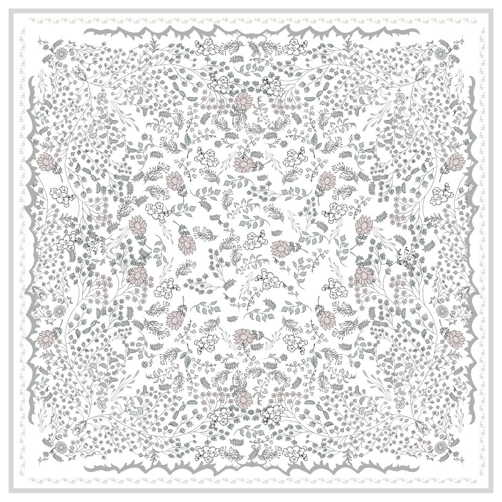 FANXIN 110*110 Шарф-хиджаб: цифровой принт Barli, Малайзия Hui Bao Tu Turtle Sunscar, 44 цветов