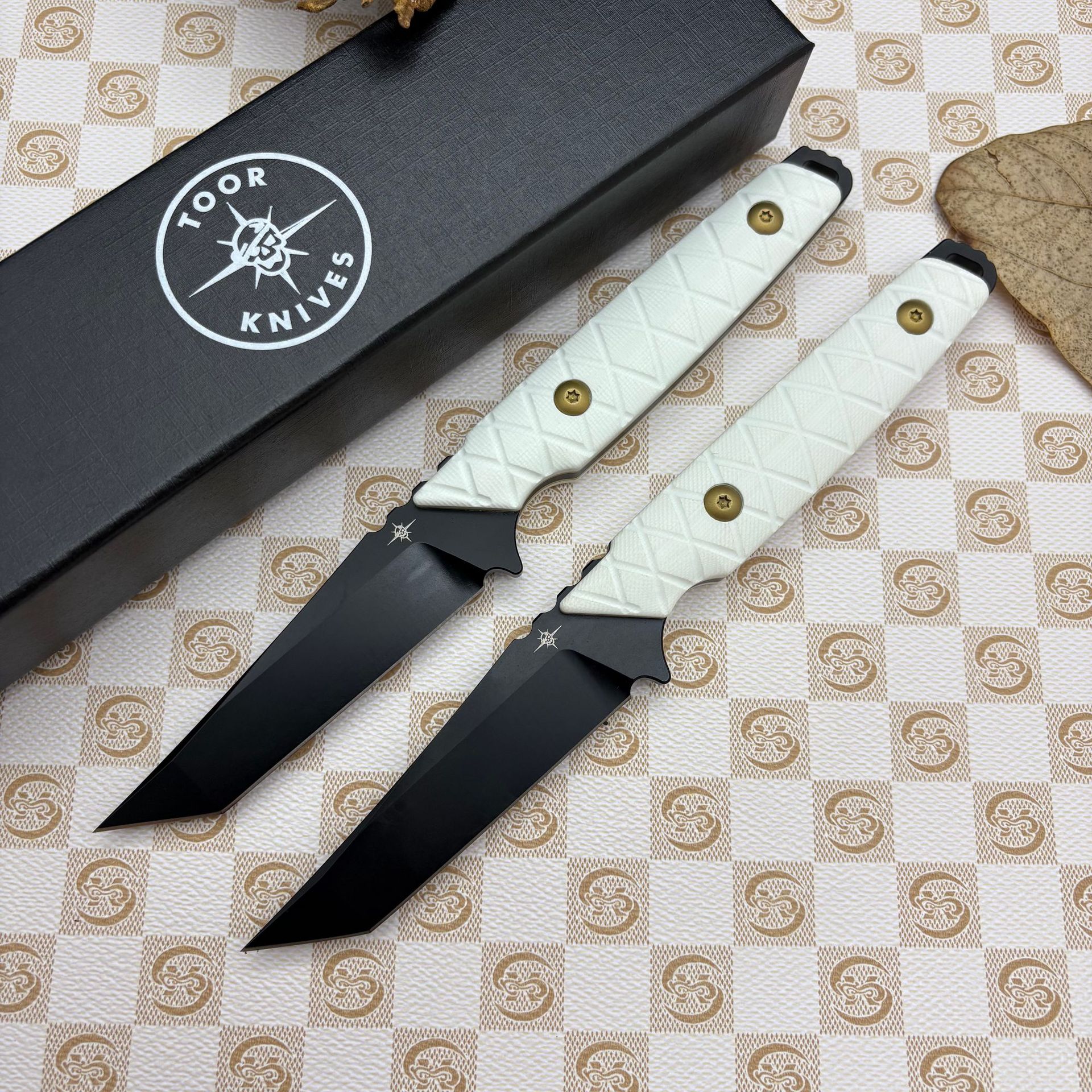 Nuevo cuchillo recto de San Diego al aire libre, cuchillo de corte táctico de rescate de supervivencia, cuchillo de autodefensa afilado portátil de alta dureza