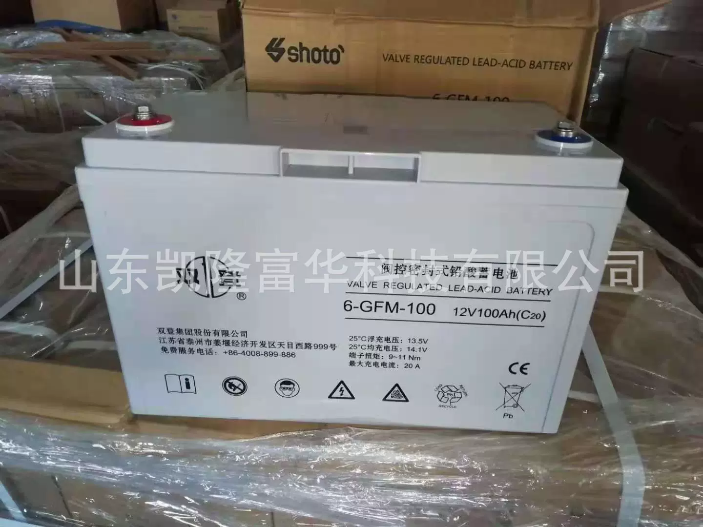 Rechargeable battery, 12v, 100AH, UPS