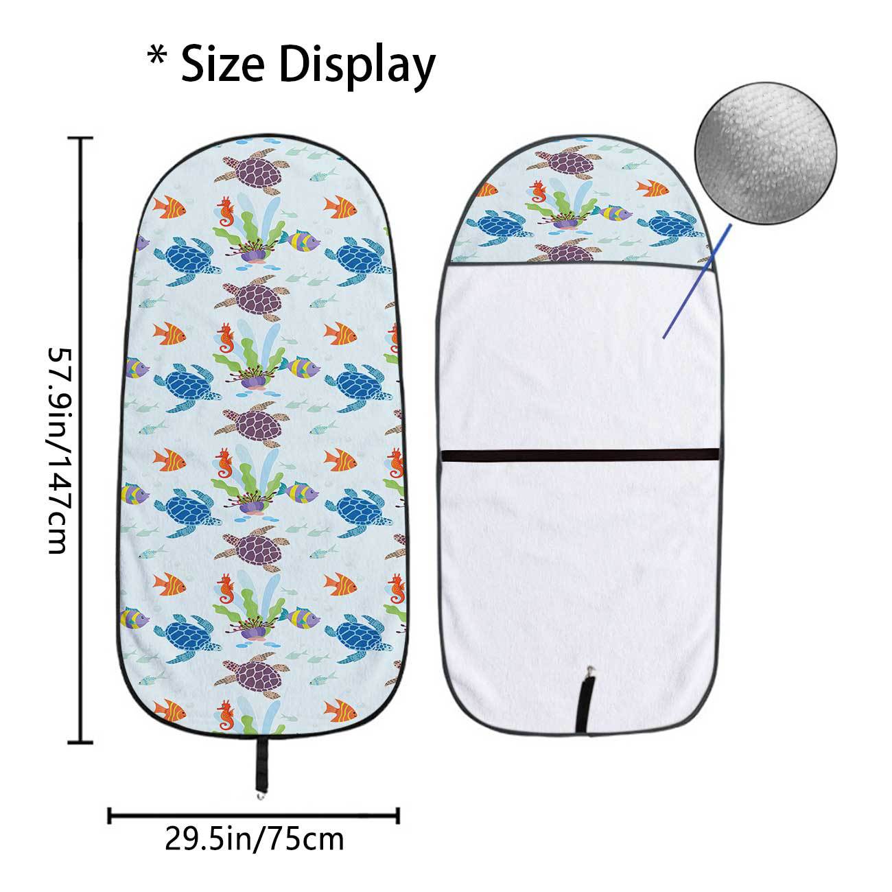 Marine seat towel cover front seat protector suitable for gym and exercise, universal for all seasons and car use