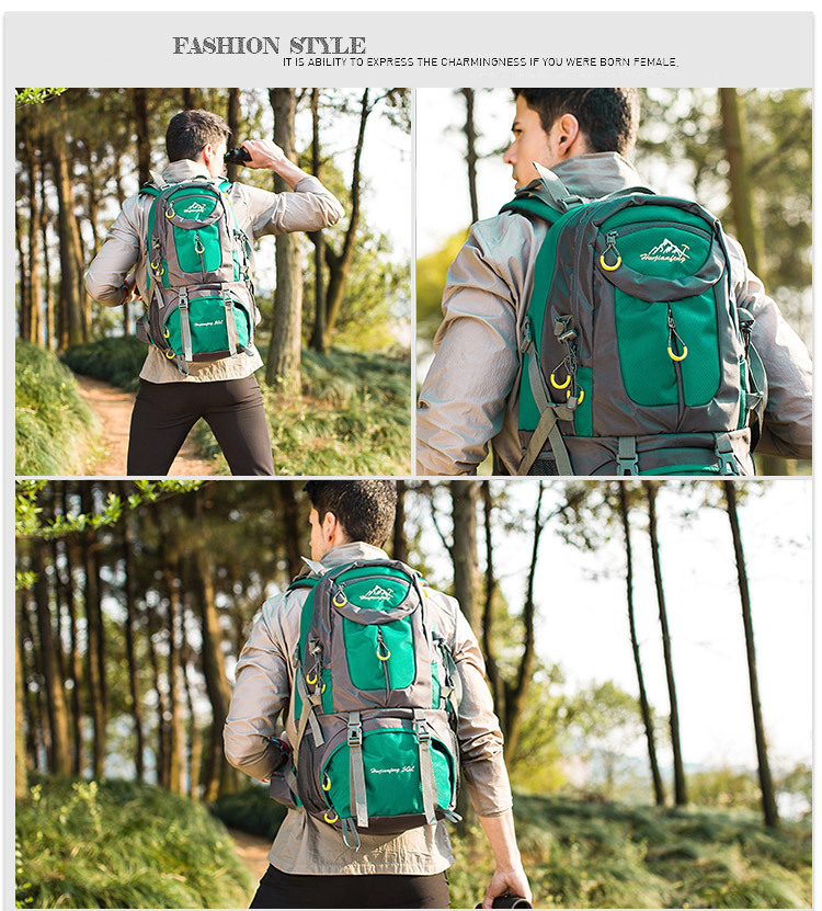 跨境亚马逊热卖户外旅行登山包大容量运动背包徒步旅行运动双肩包