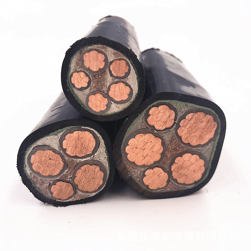 YJV YJV22国标铜芯电力电缆3+2 4+1芯阻燃铠装电缆线
