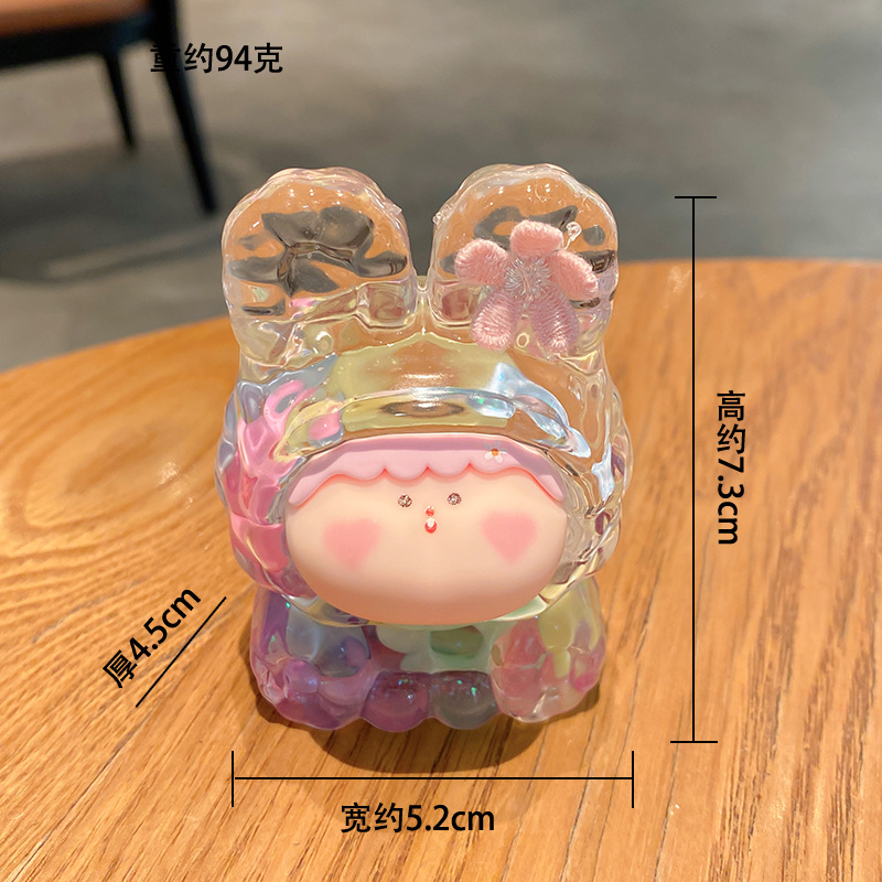 Creativo Li Si Lilis Macaron Super lindo estilo de dibujos animados arenas movedizas en aceite decoración decoración bolsa ciega al por mayor