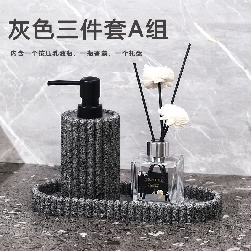 Retro ins viento desinfectante de manos botella de caja de botella de presión una variedad de higiene adecuada set de lavado hisopo de algodón