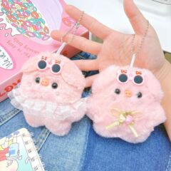 吱吱叫小猪公仔钥匙扣挂件毛绒玩偶包包挂饰玩偶小礼品毛绒玩具