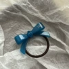 Blue hair rope