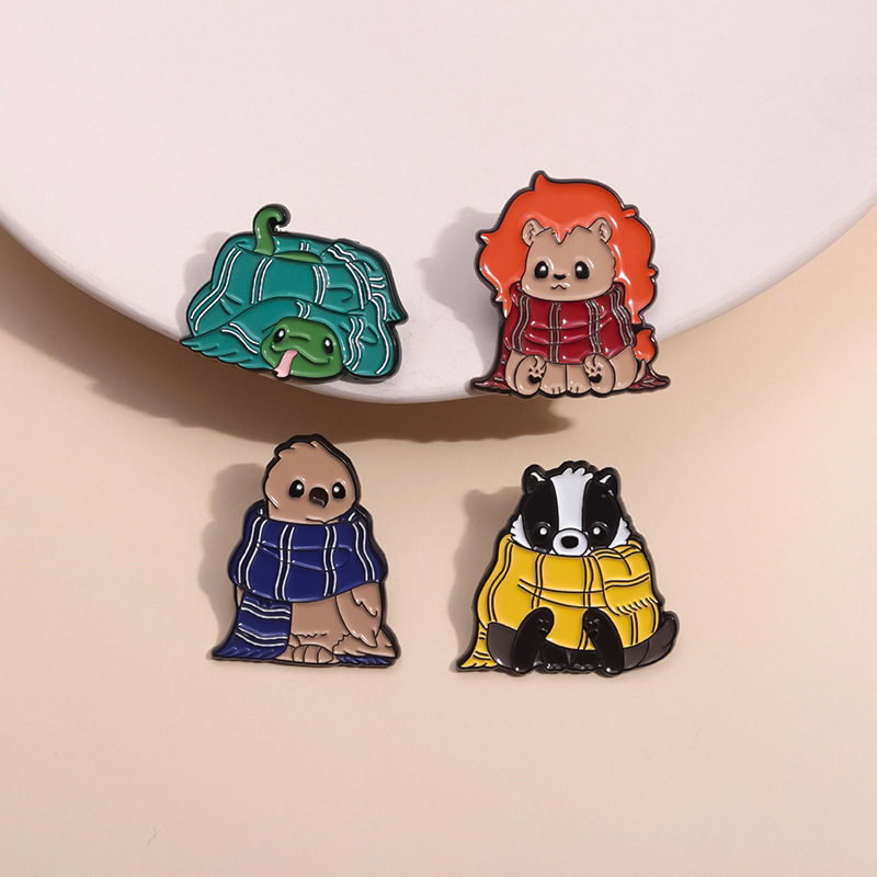 Cute Simple Style Pin Animal Zinc Alloy Plating Unisex Brooches display picture 6