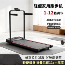 家用折叠跑步机电动静音小型可折叠健身器材12档调节减震走步机