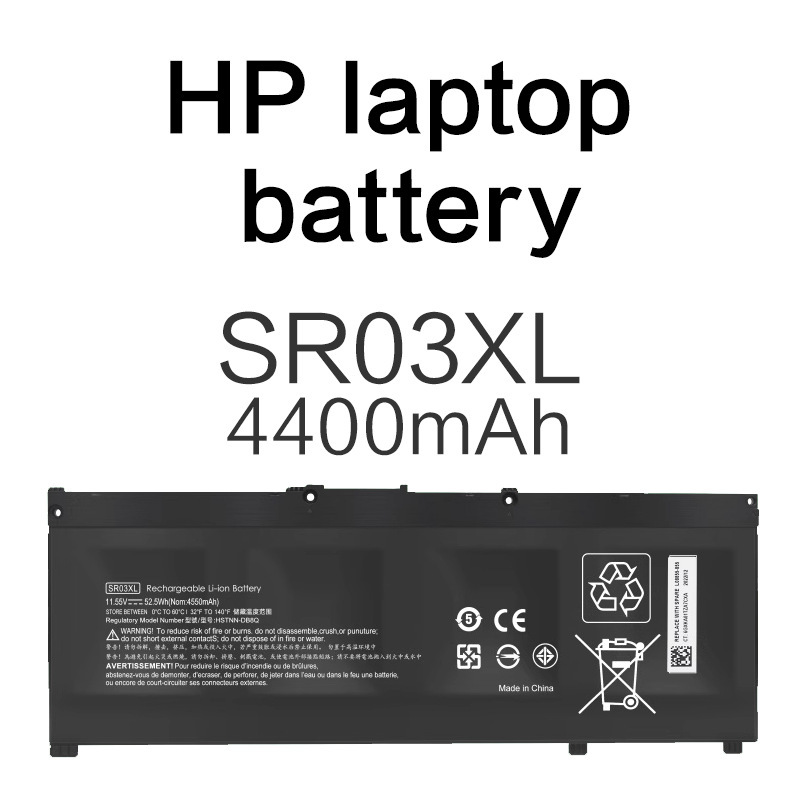 Sr03Xl Is Suitable for Hp Omen 15 Shadow Elf 3/4/5 Tpn-C133 Laptop Battery