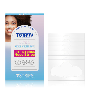Tonfly White Nose Patch Peel-Off Blackhead Nose Patch T-Zone Nose Beauty Nose Mask Hydrocolloid Toothed Nose Patch