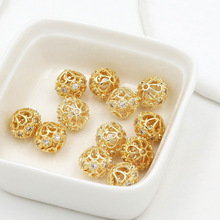 14K��������ɫ�Ƕ�ʯ�����ֹ�diy������ψA��ɢ���������C45