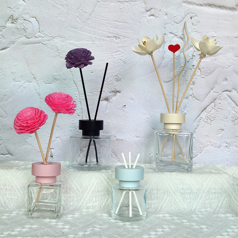 New Hotel Household Non-fire Rattan Aromatherapy Empty Bottle Flower Dew Water Sub-packaging Container Essential Oil Replenishment Flavor Bottle