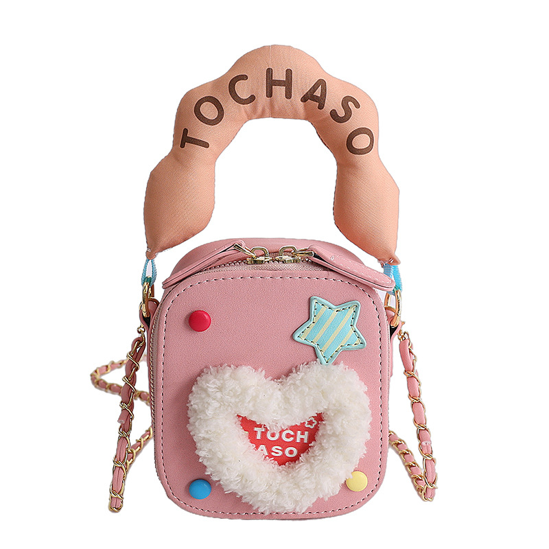 Dulce y lindo corazón de niña exquisita mini bebé bolso de mano nubes 2026 bolso de comercio exterior transfronterizo para niños