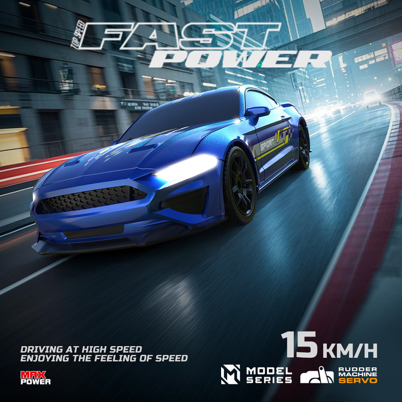 1:43 Mini 4WD Drift Remote Control Car Full Scale RC High Speed Racing Boy Remote Control Hellcat Car Toy