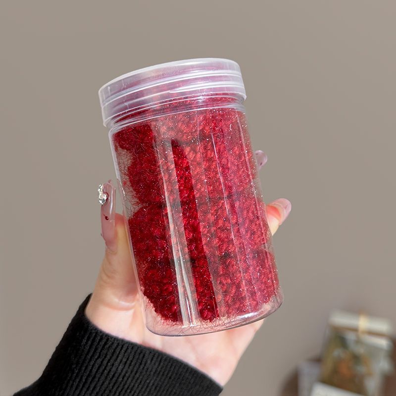 Temperamento de invierno y otoño lana gruesa anillo de cabello no daña cabello de alta elasticidad de banda de goma duradera cuerdas de cabello 2024 nuevo toque de cabeza