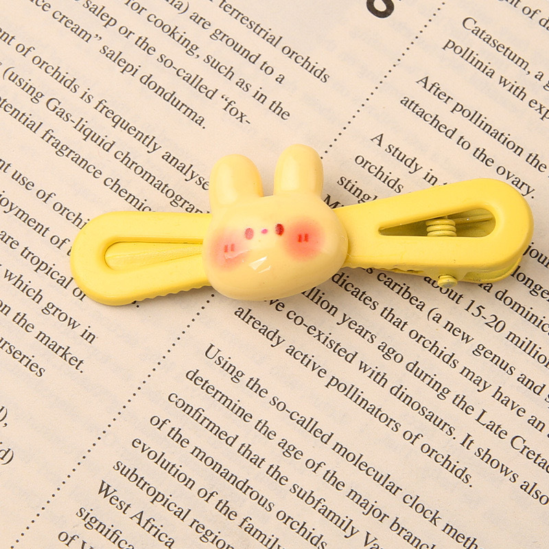 Primavera nueva historieta Sanrio oval metal horquilla linda chica dulce lado Bangs hairpin tocado