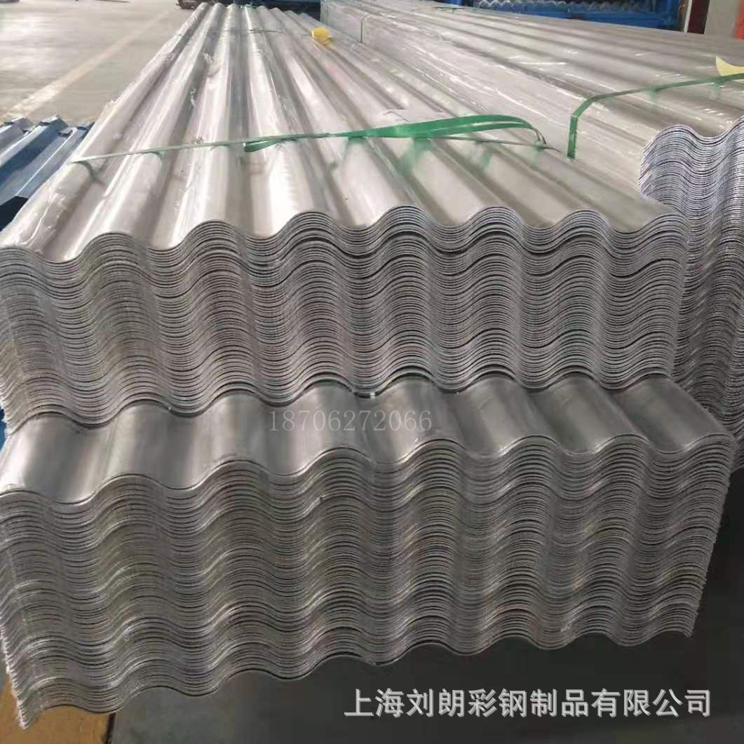 南通厂家直供 出口彩钢瓦 镀锌彩钢压型瓦 不锈钢波浪瓦生产