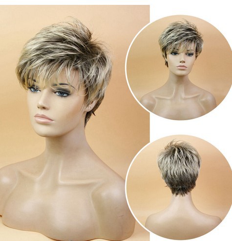 Golden wig
