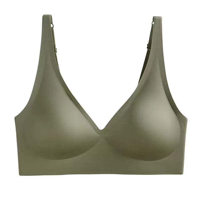 Latex thin supporting wireless bra for students