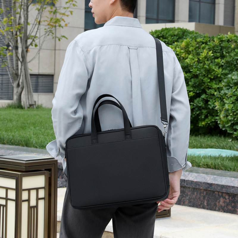 Bolsa de computadora de viaje de negocios para hombres y mujeres, portátil ligero y simple, portable
