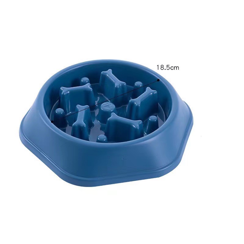 Fábrica al por mayor estilo casero hueso anti-estrangulamiento Slow Food Bowl perro tazón hogar estilo hueso anti-estrangulamiento perro Slow Food Bowl