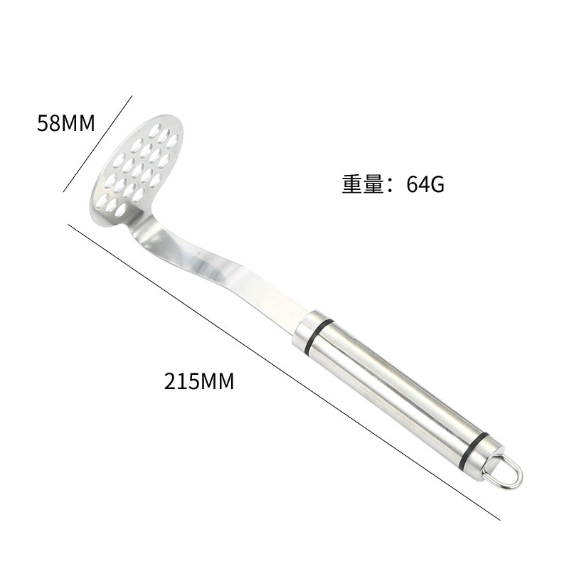더블 블랙 라인 감자 프레스