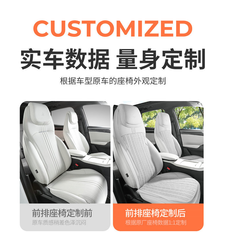 Suitable for Geely Galaxy M7 Seat Cushion, Four-Season Suede Seat Cover, Galaxy M7 Car Modification Accessories, Interior Supplies Pad