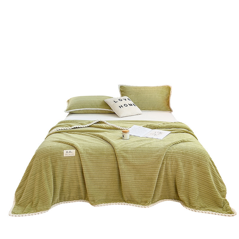 Leche mantas de peluche invierno grueso mantas de cubierta dormitorio estudiantil mantas de peluche de coral mantas de oficina siesta mantas mantas de sofá