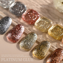 繁星高密度鉑金膠爆閃2022新款美甲店專用日式勾邊拉線彩繪甲油膠