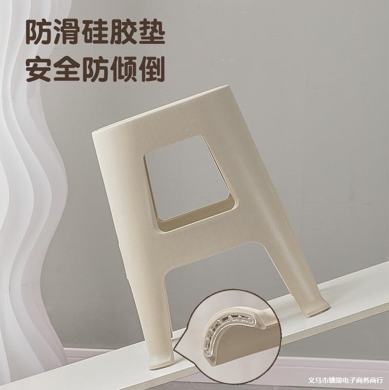 加厚塑料凳子家用轻奢成人餐桌椅子方凳板凳塑胶特厚高凳批发凳子