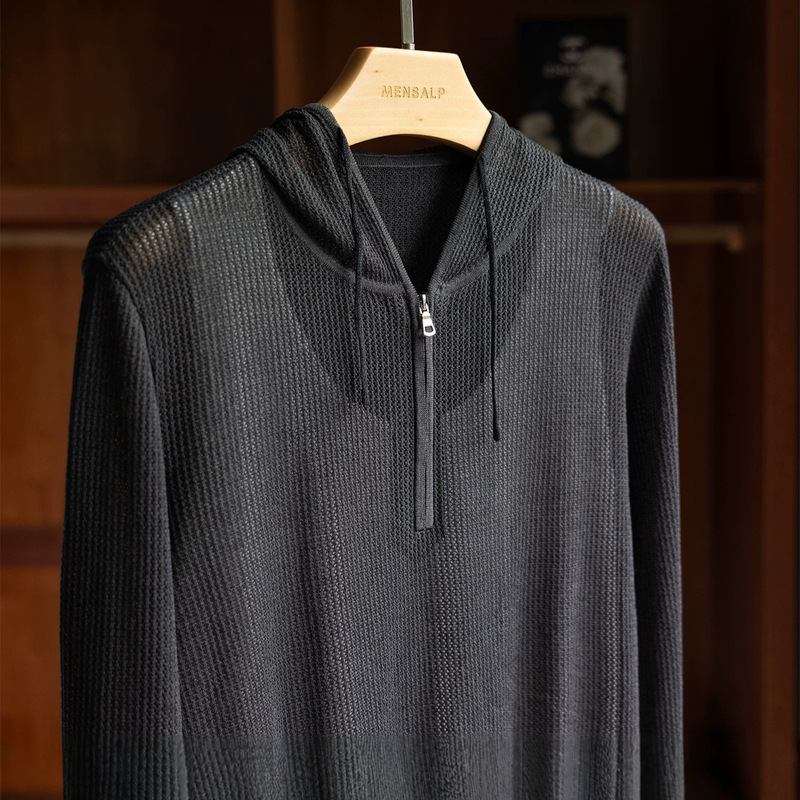 Lightweight and Practical, a Must-Have for Autumn and Winter!!! Hooded Long-Sleeved Knit Cardigan, Thin Autumn Top M7A80 Lightweight and Practical, a Must-Have for Autumn and Winter!!! Hooded Long-Sleeved Knit Cardigan, Thin Autumn Top M7A80