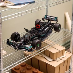 梅赛德斯奔驰F1方程式赛车兼容乐高积木跑车机械组拼装玩具男孩子