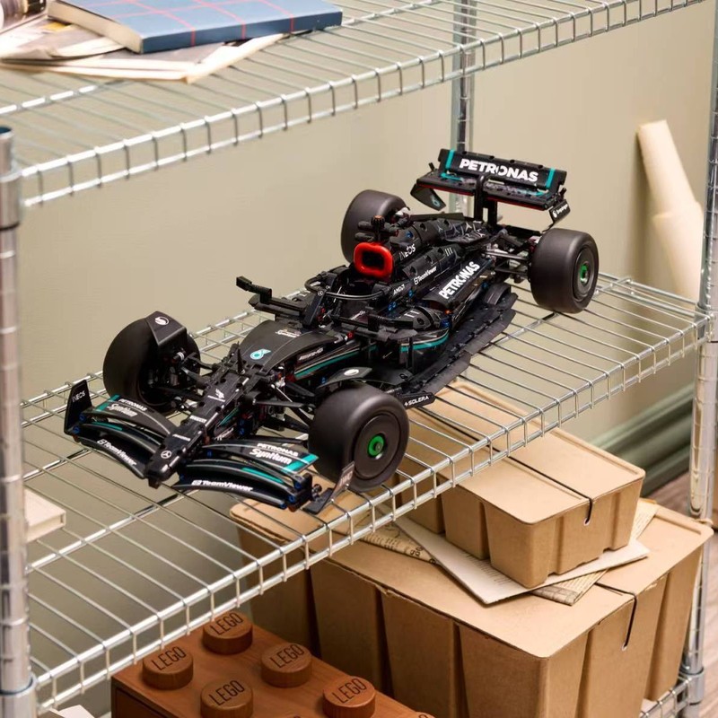 梅赛德斯奔驰F1方程式赛车兼容乐高积木跑车机械组拼装玩具男孩子|undefined