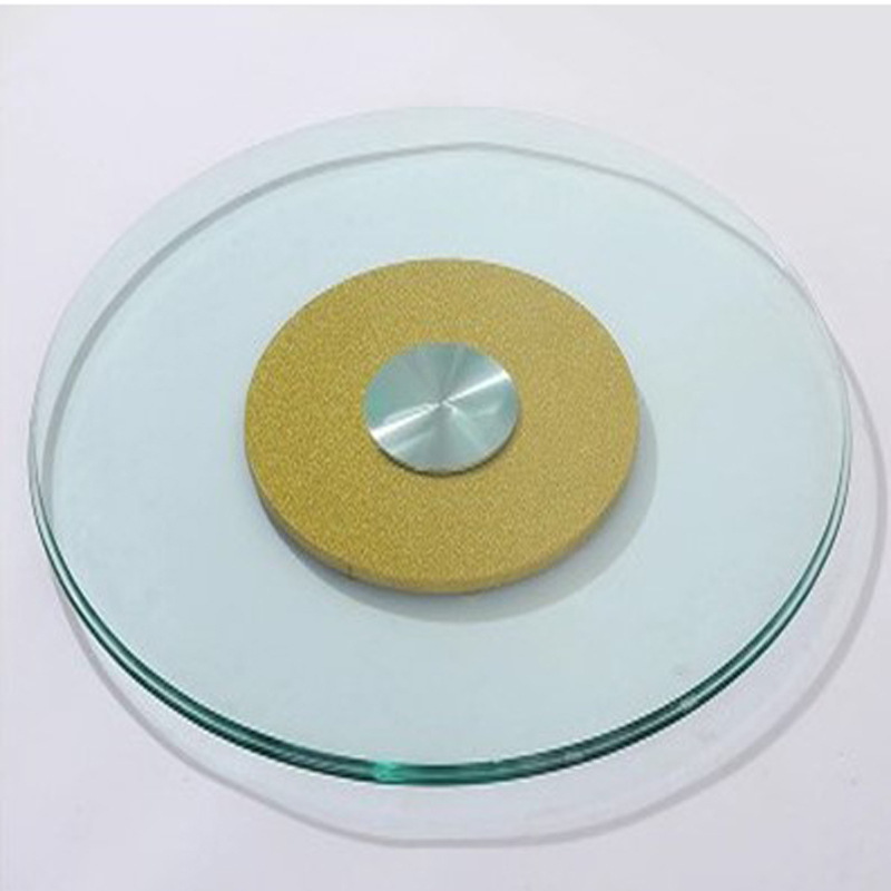 餐桌转盘钢化玻璃圆桌转盘底座饭桌餐桌玻璃转盘圆桌钢化玻璃家用