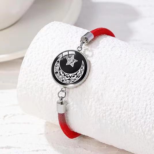 woven bracelet handmade stainless steel for St. Valentine's Day
