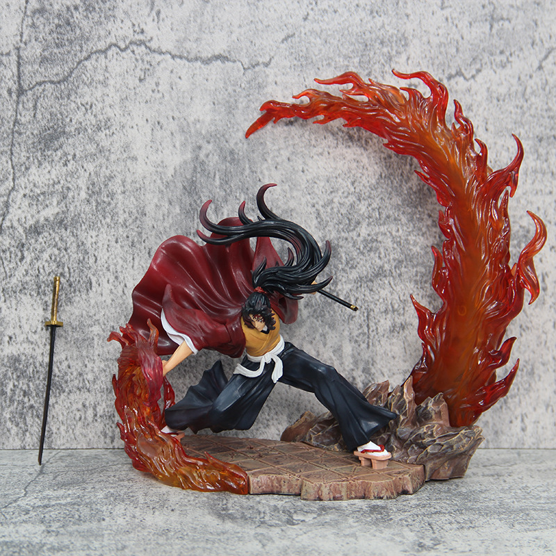 鬼滅の刃GK激戦黒死牟戦継国縁一発光版アニメフィギュア置物卸売り|undefined