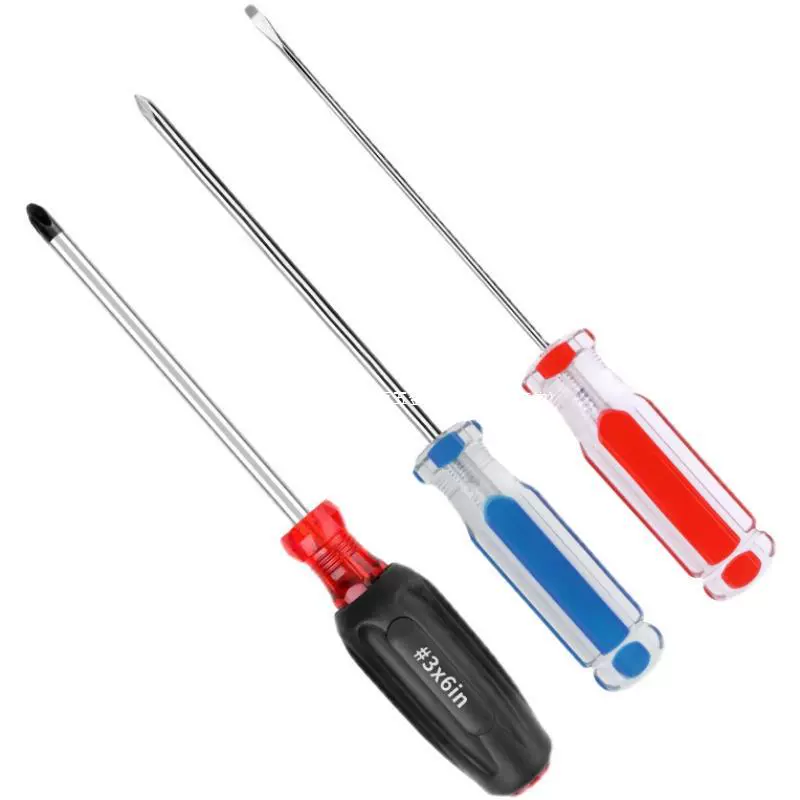 Бытовая отвертка, удлиненная отвертка промышленного класса, шлицевая отвертка. Крестовые ручные инструменты, маленькая отвертка для проволоки