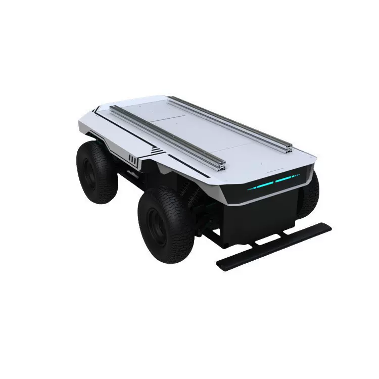 机器人无人驾驶巡逻速阿克曼轮式底盘室外搬运机器人支持ros