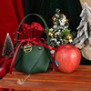 Apple, Christmas handheld velvet gift box, protective amulet, Birthday gift