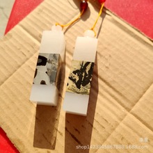 加工白玉印章 木化石印章 商务 毕业礼品 印章树化石 玉石印章