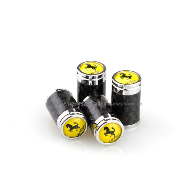 Suitable for Ferrari valve caps, F430 tire valve caps, F12 valve core covers, and F458 modification accessories