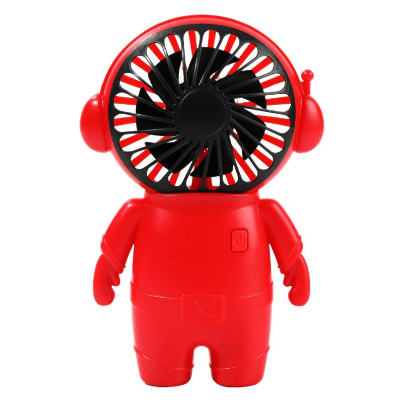Nuevo espacio astronauta pequeño ventilador mini USB recargable astronauta estudiante portátil de escritorio regalo