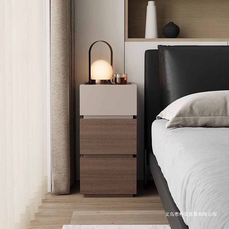 Pure solid wood bedside table