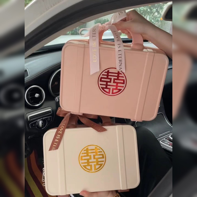结婚便携伴手礼小众DIY小行李箱伴手礼礼盒容量大送伴娘伴郎|undefined