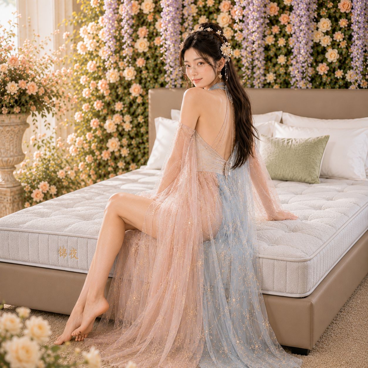 Bedroom independent spring mattress with roll-pack compression design, suitable for home use, double bed, hotel, and homestay, manufactured and customized by the factory